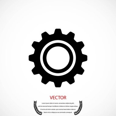 dişli simge vektör