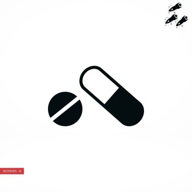 Kapsül Vektör Simgesi