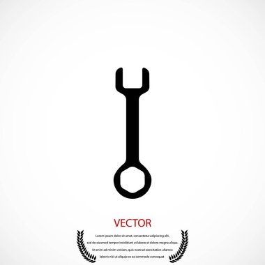 İngiliz anahtarı anahtar işareti simgesi