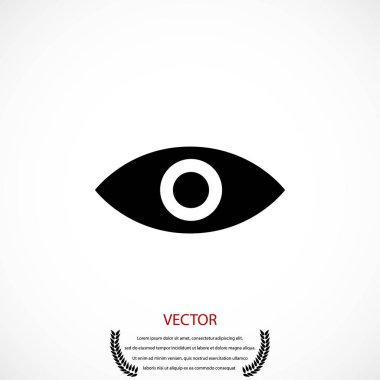 göz simgesi vektör