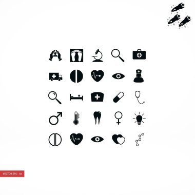 tıbbi simge vektör