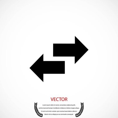 Geri dönüşüm vektör simgesi