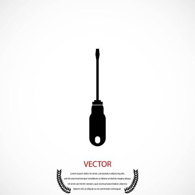 Tornavida vektör simgesi