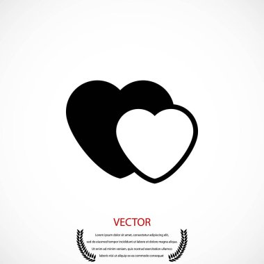 Kalp Vektörü Simgesi