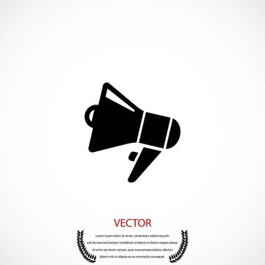 Hoparlör simgesi vektör