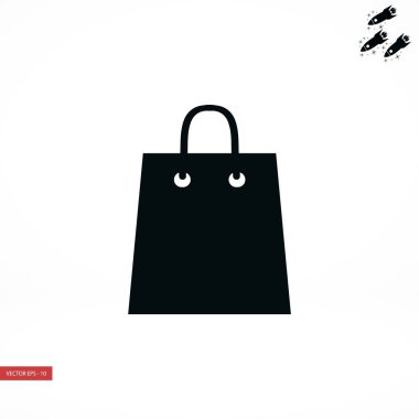 çanta vektör simgesi
