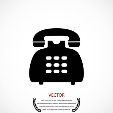 Telefon simge vektör