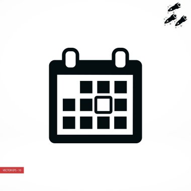 Takvim vektörü simgesi