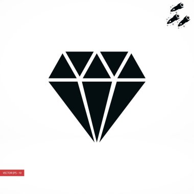 Elmas vektör simgesi