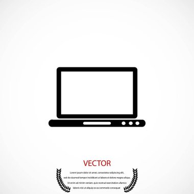 Monitör simge vektör