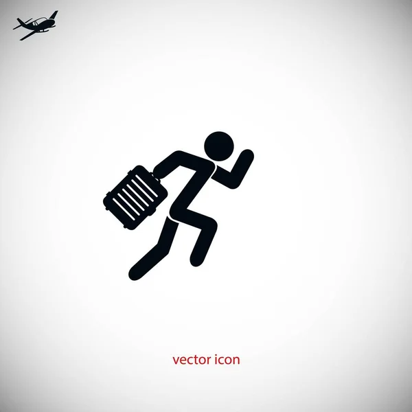 Gente bolsa icono — Vector de stock