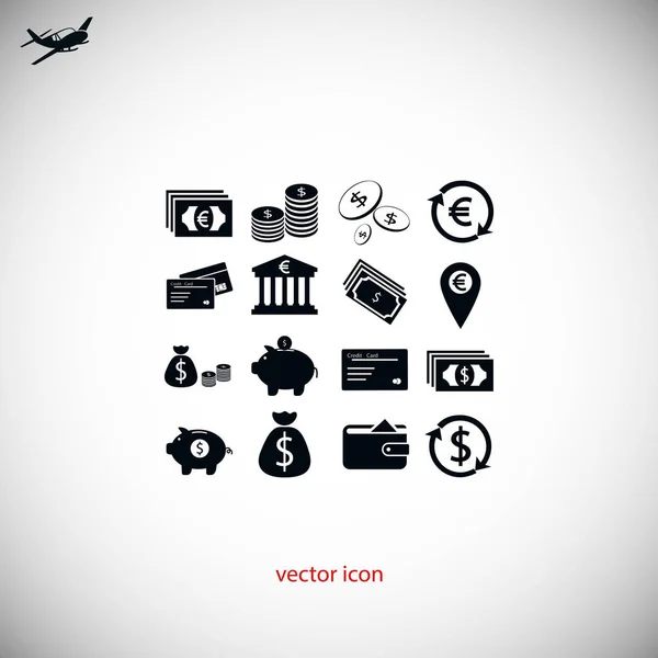 Finance Icons vector — Stock Vector