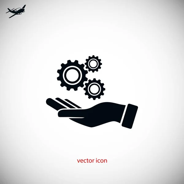 Icono de instalación y soporte — Vector de stock