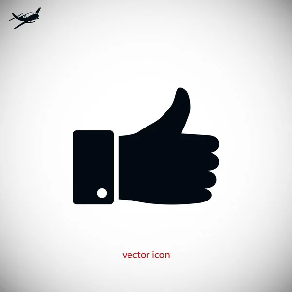 La mano. buen vector — Vector de stock