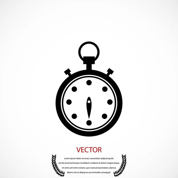 Stopwatch icon vector Royalty Free Stock Vectors