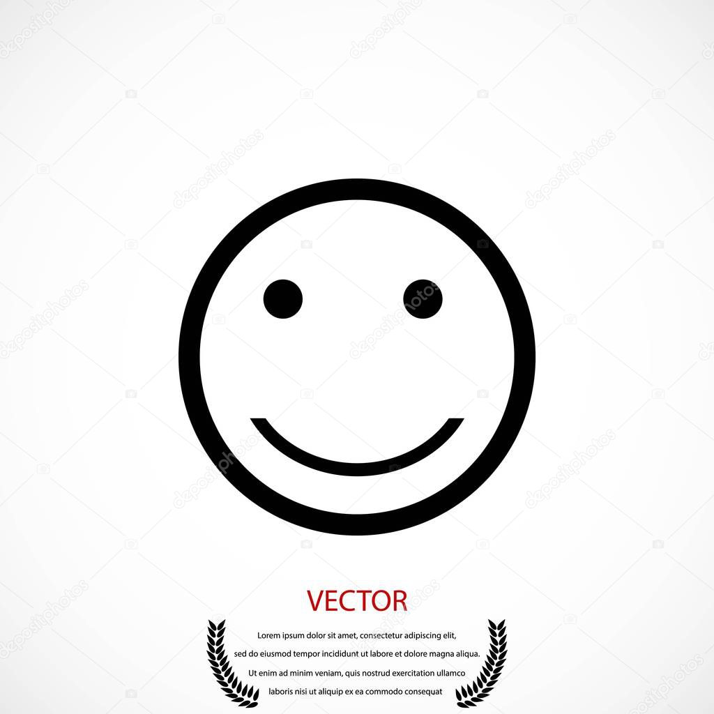smiles icon vector