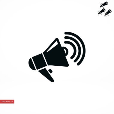 Hoparlör simgesi vektör