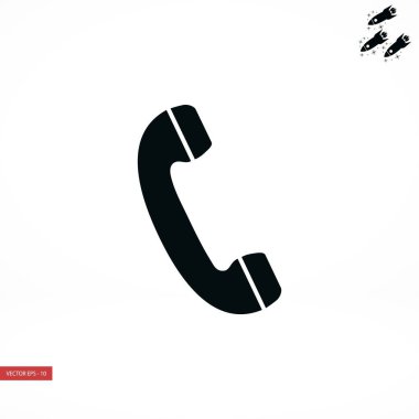 telefon alıcısı vektör simgesi