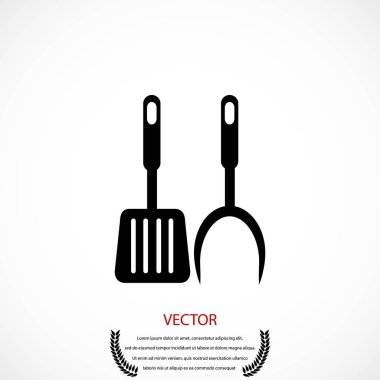 Barbekü simge vektör