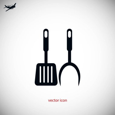 Barbekü simge vektör