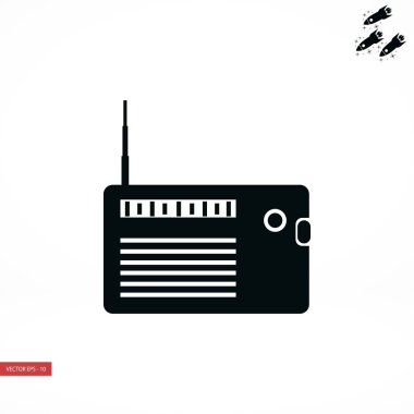 radyo simge vektör