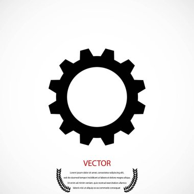 dişli simge vektör