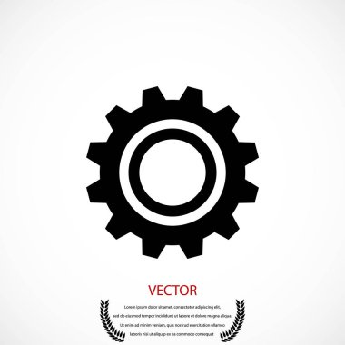 dişli vektör simgesi