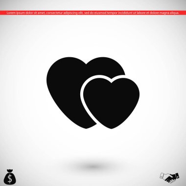 Kalp Vektörü Simgesi