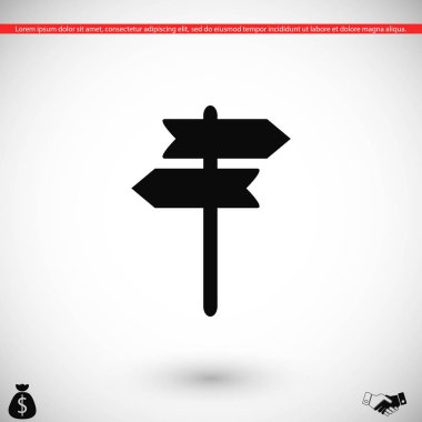 İmza posta vektör simgesi