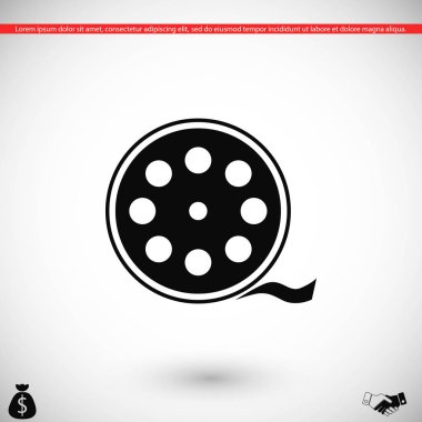 Videocamera tek simgesi