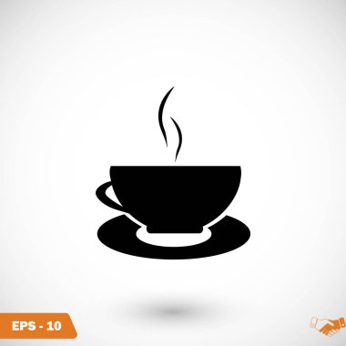 Kahve simge vektör