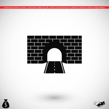 Tünel simge vektör