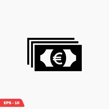 Euro vektör simgesi