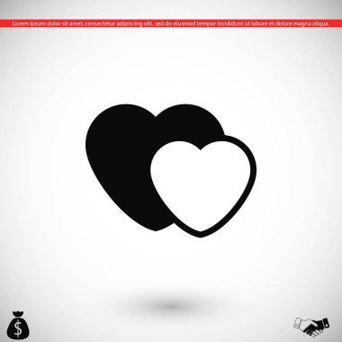 Kalp Vektörü Simgesi