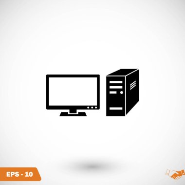 bilgisayar vektör simgesi