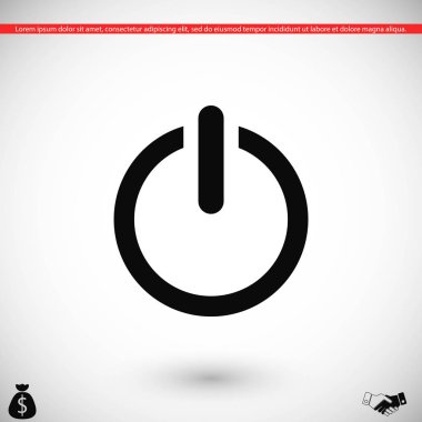 Tv simgesinin düz simgesi