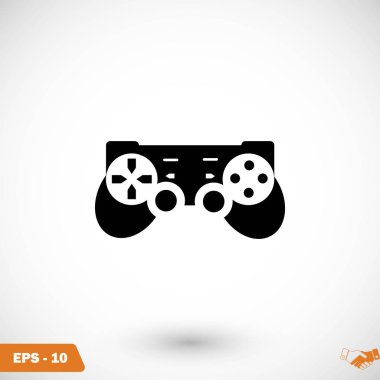 Oyun çubuğu simgesi. Vektör çizim