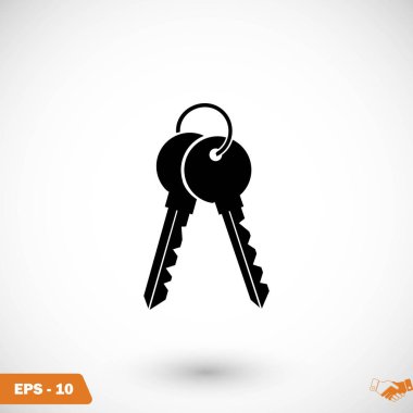 Anahtarları simge vektör