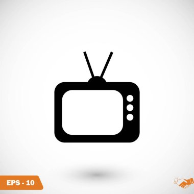TV simge vektör