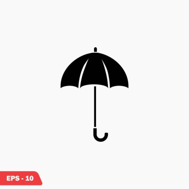 Şemsiye simge vektör