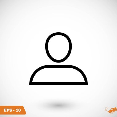 Kullanıcı simge vektör