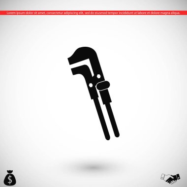 Anahtar tek renkli simgesini