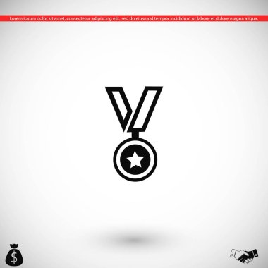 madalya simge vektör