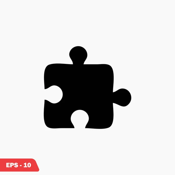 Vettore icona puzzle — Vettoriale Stock