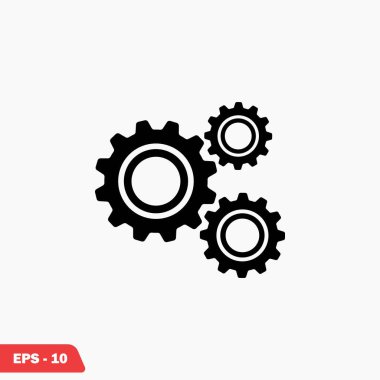 dişli simge vektör