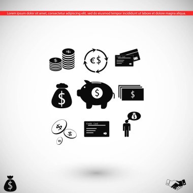 Finans ve para simgesi