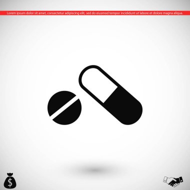 Kapsül Vektör Simgesi