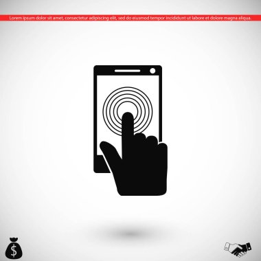 Smartphone simge vektör