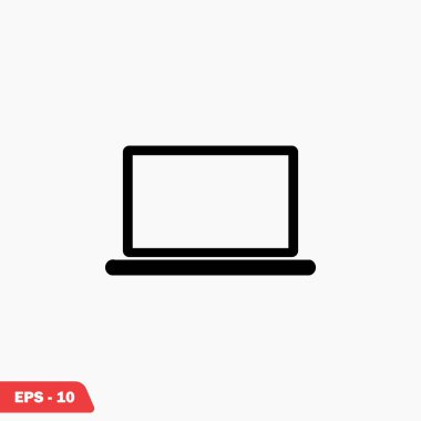Dizüstü bilgisayar Simgesi Vektörü