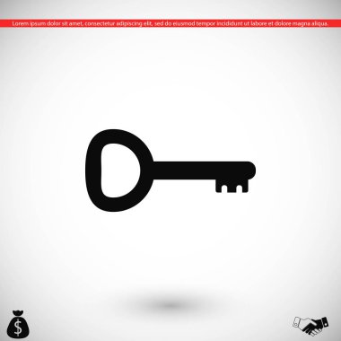 anahtar simge vektör